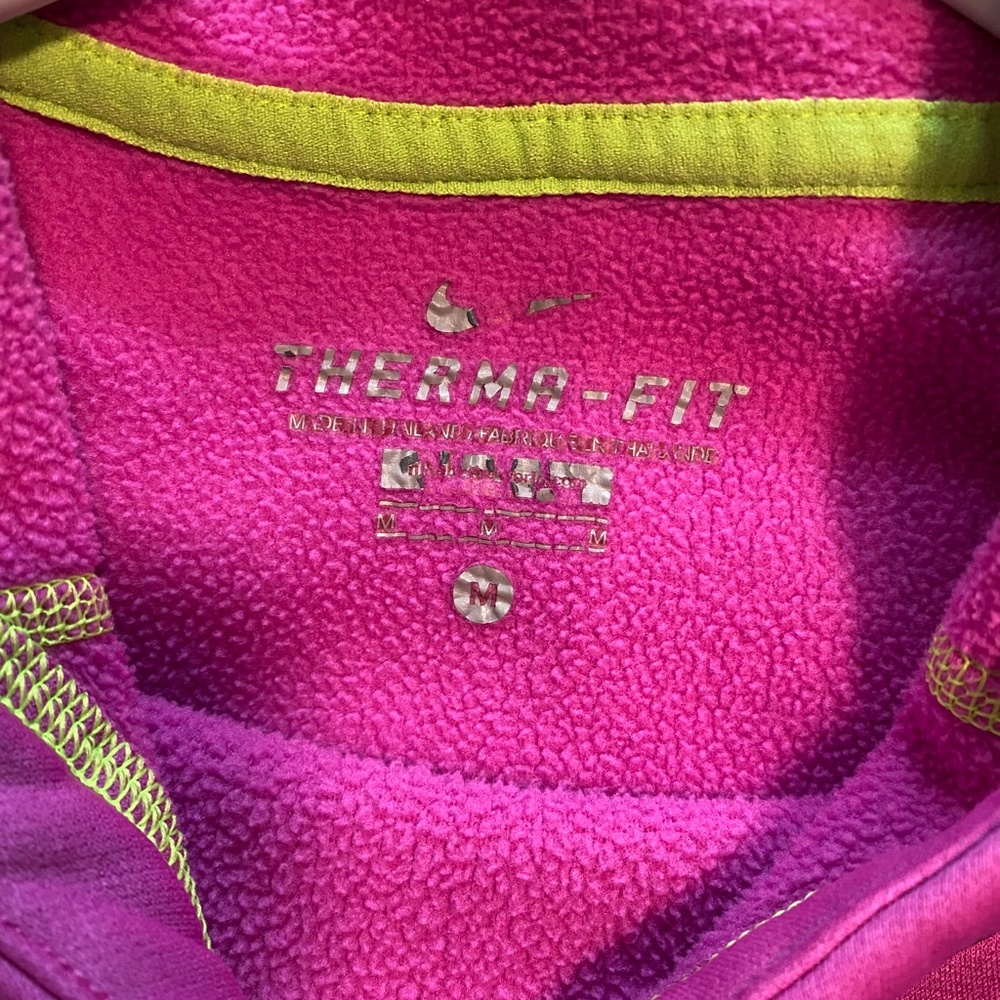 Nike Women's Hoodie Therma-Fit Pullover in Pink Size M - Picture 7 of 8